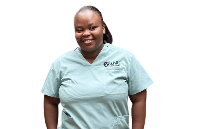 Tamlynn with a Care Hero