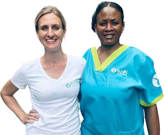 Tamlynn with a Care Hero